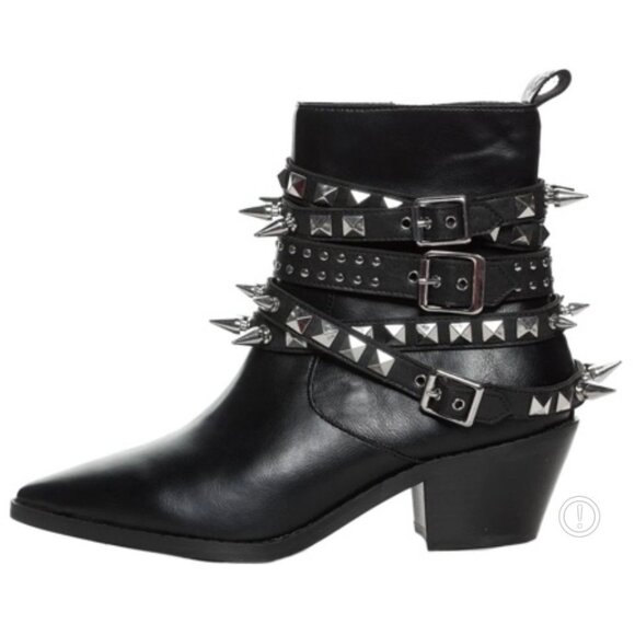 Brand New in Box - KILLSTAR "Callista" Ankle Boots - Sz 8 - Western/Biker/Grunge - Picture 7 of 9